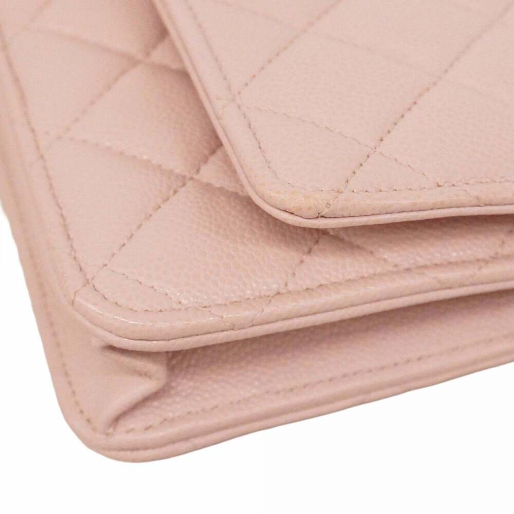 CHANEL Pink Caviar Leather Wallet - Picture 7 of 10